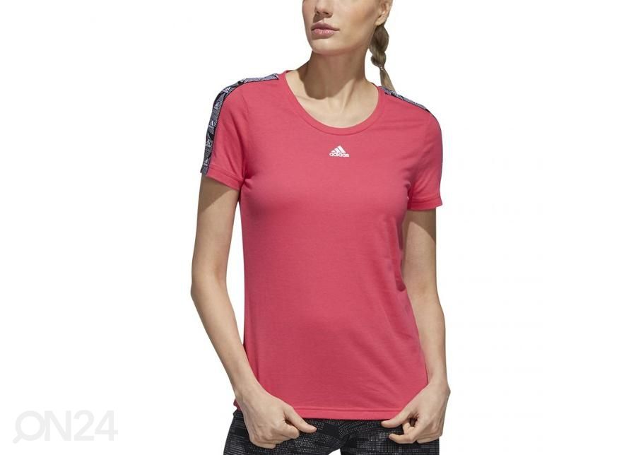 Naiste vabaajasärk Adidas Essentials Tape Tee W GE1133 suurendatud