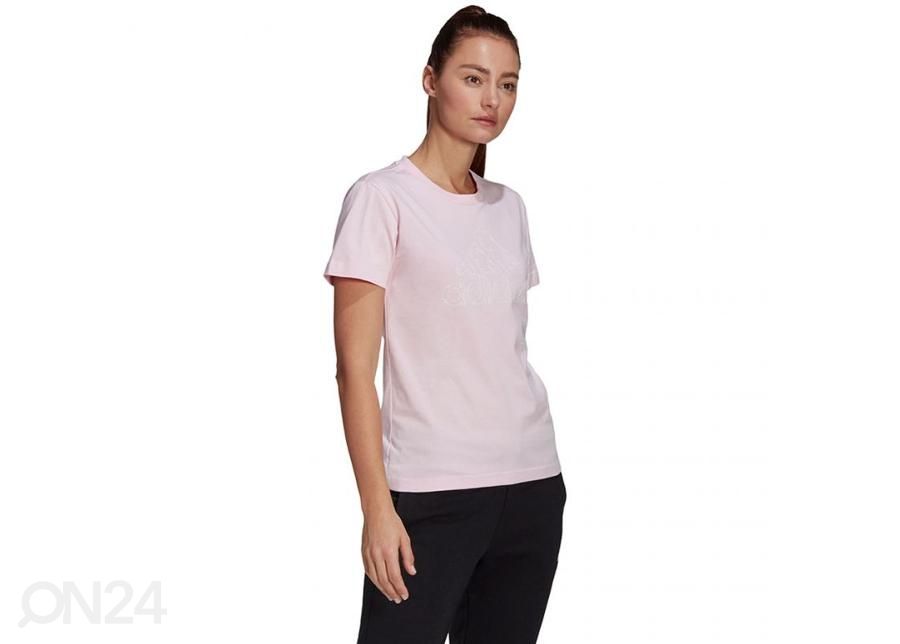 Naiste vabaajasärk Adidas Outlined Floral Graphic suurendatud