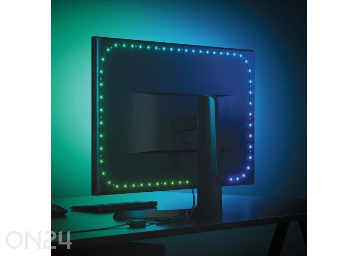 Nanoleaf 4D arvutiekraani peegeldav valgusriba 2,5 m (USB) suurendatud