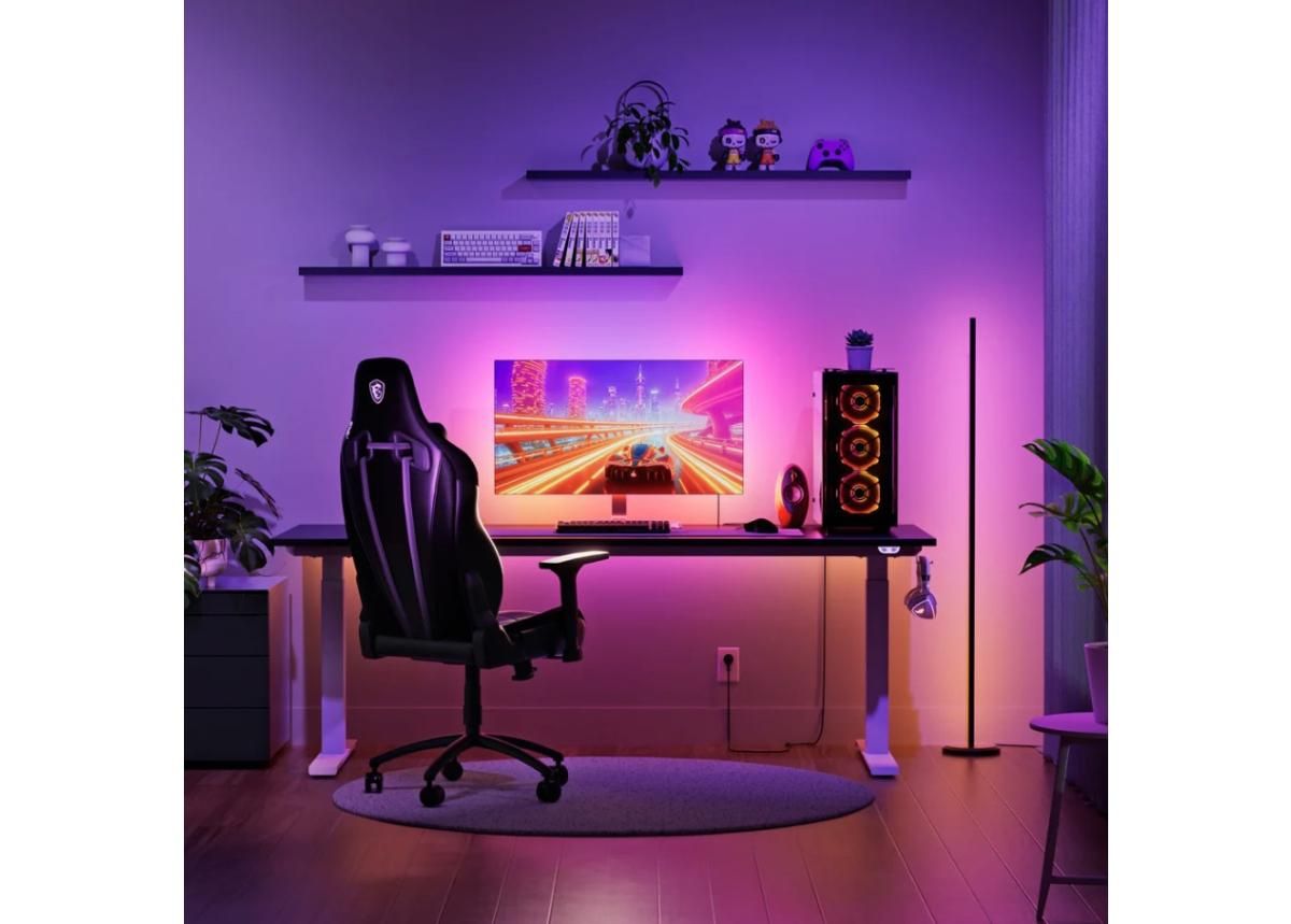 Nanoleaf 4D arvutiekraani peegeldav valgusriba 2,5 m (USB) suurendatud