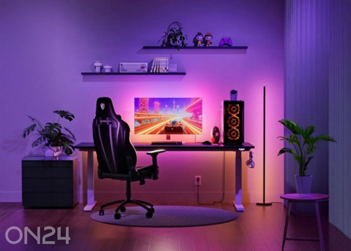 Nanoleaf 4D arvutiekraani peegeldav valgusriba 2,5 m (USB) suurendatud