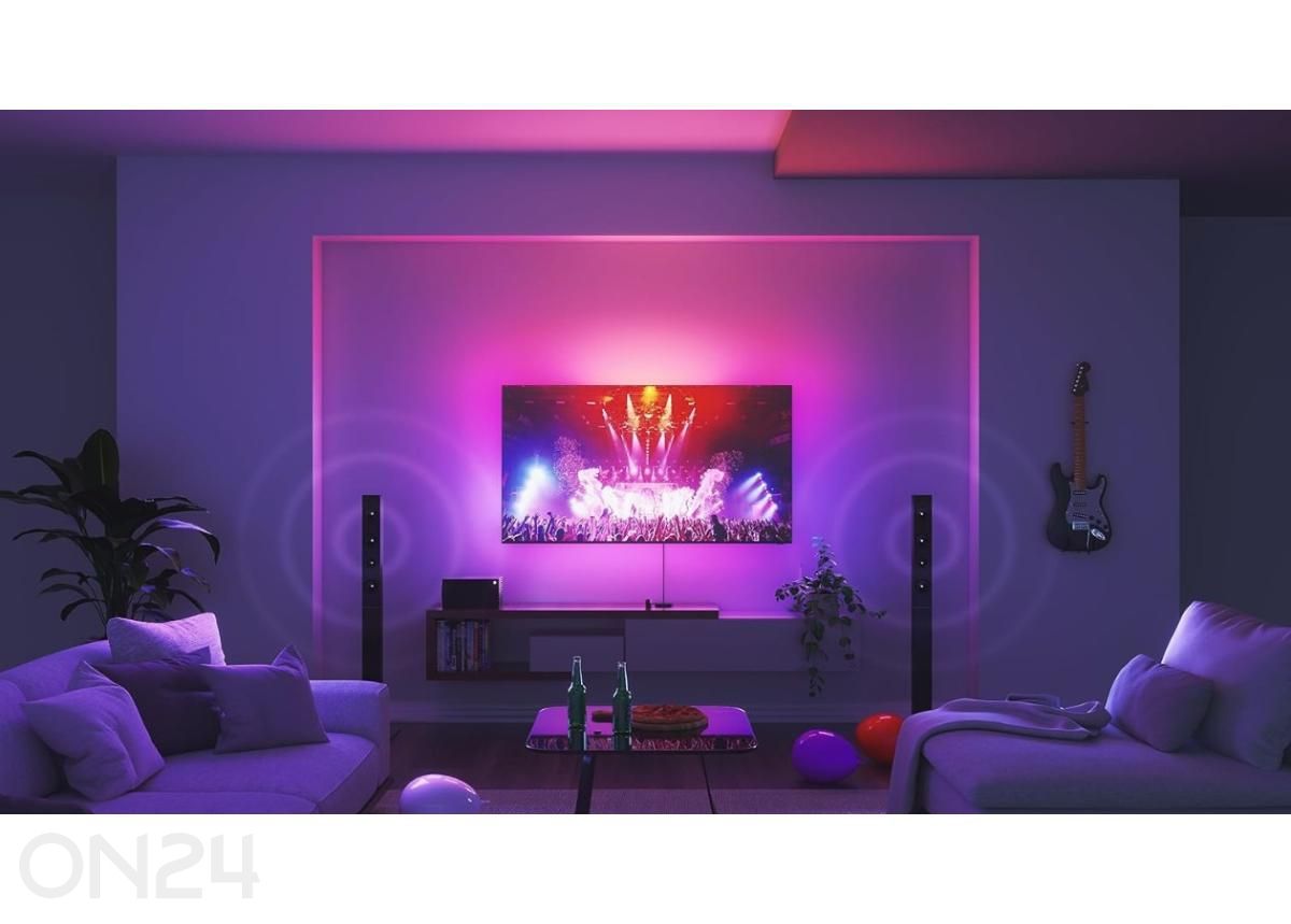 Nanoleaf 4D teleri ekraanipeegelduse ja valgusribade komplekt (kuni 65'' telerile või monitorile) suurendatud