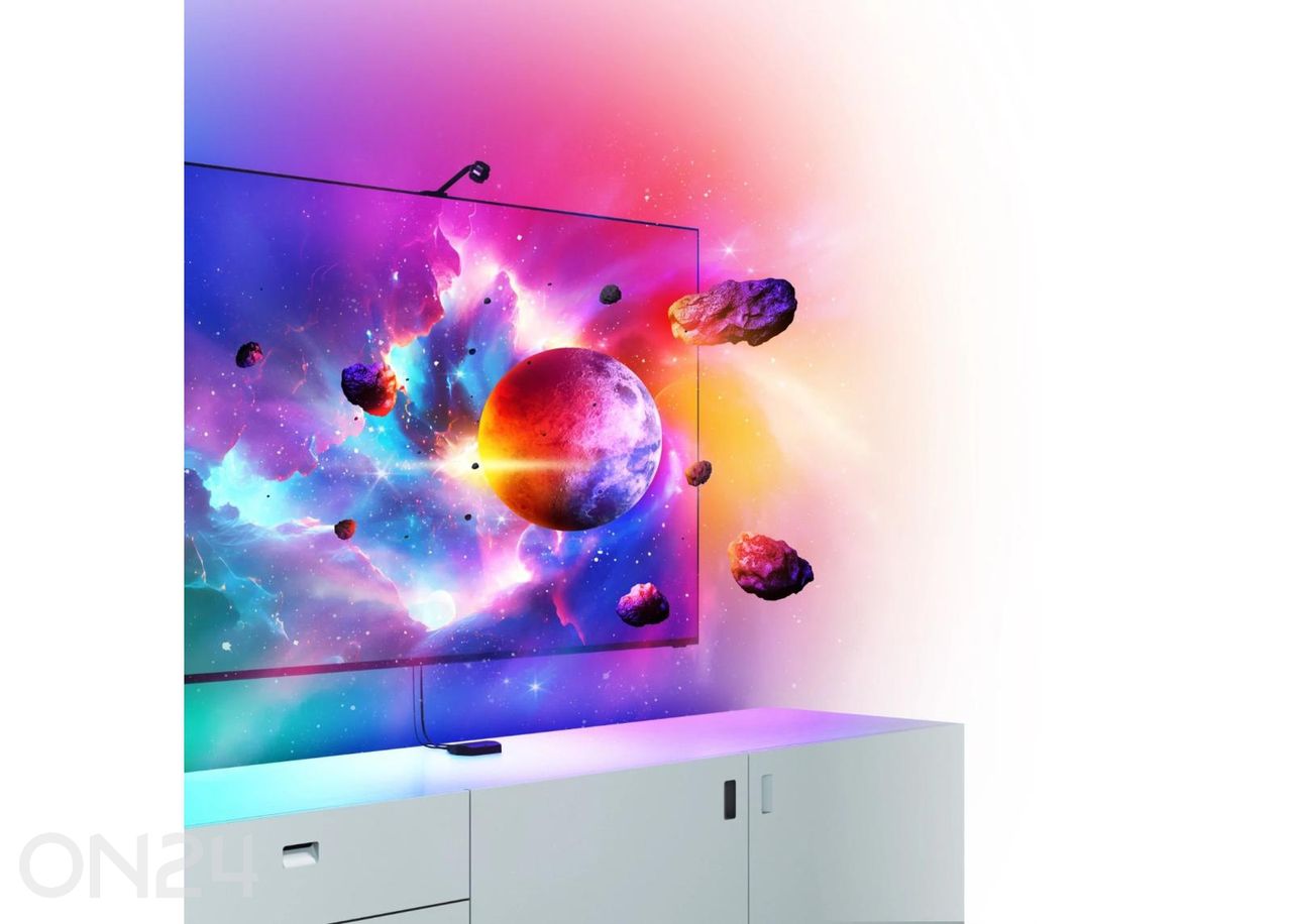 Nanoleaf 4D teleri ekraanipeegelduse ja valgusribade komplekt (kuni 85'' telerile või monitorile) suurendatud