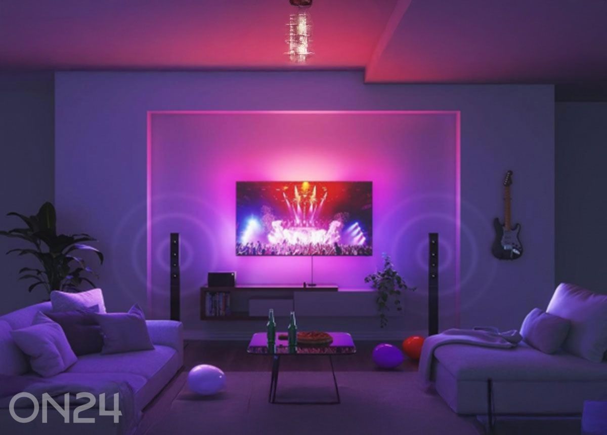 Nanoleaf 4D teleri ekraanipeegelduse ja valgusribade komplekt (kuni 85'' telerile või monitorile) suurendatud