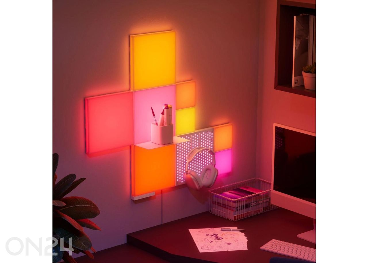 Nanoleaf Blocks Combo stardikomplekt (10 paneeli) suurendatud