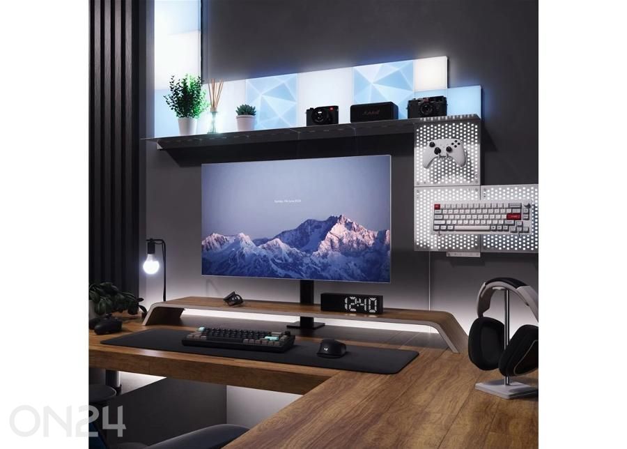 Nanoleaf Blocks perforeeritud valgustaustaga laienduskomplekt (1 paneel) suurendatud