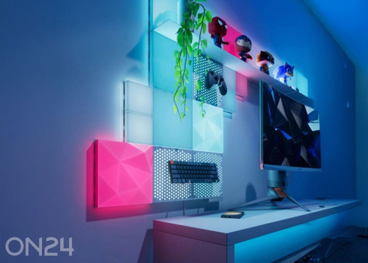 Nanoleaf Blocks riiulilaienduskomplekt (2 tk) suurendatud