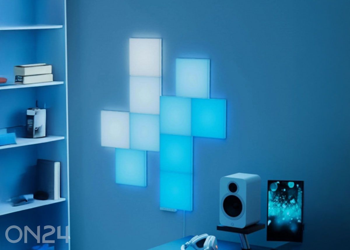 Nanoleaf Blocks Squares laienduskomplekt (2 paneeli) suurendatud