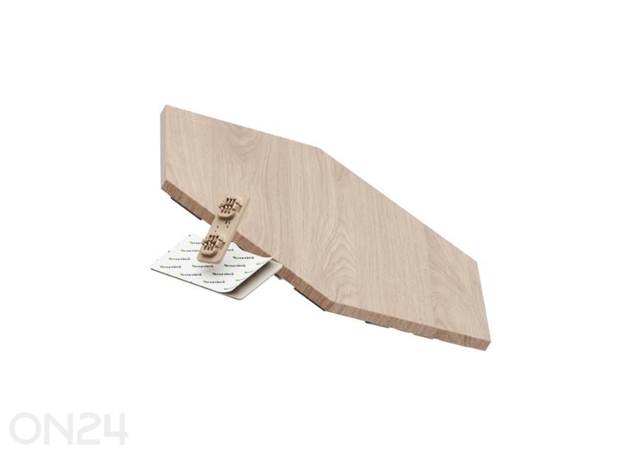 Nanoleaf Elements Wood Look Hexagons laienduskomplekt (3 paneeli), soe ja külm valgus suurendatud