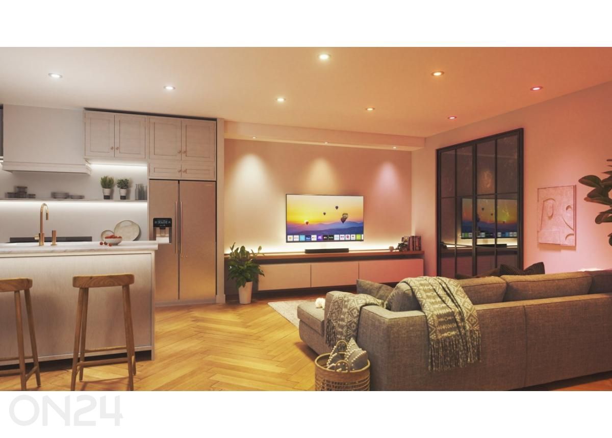 Nanoleaf Essentials Matter Wi-Fi GU10 nutipirn (3 tk komplektis) suurendatud