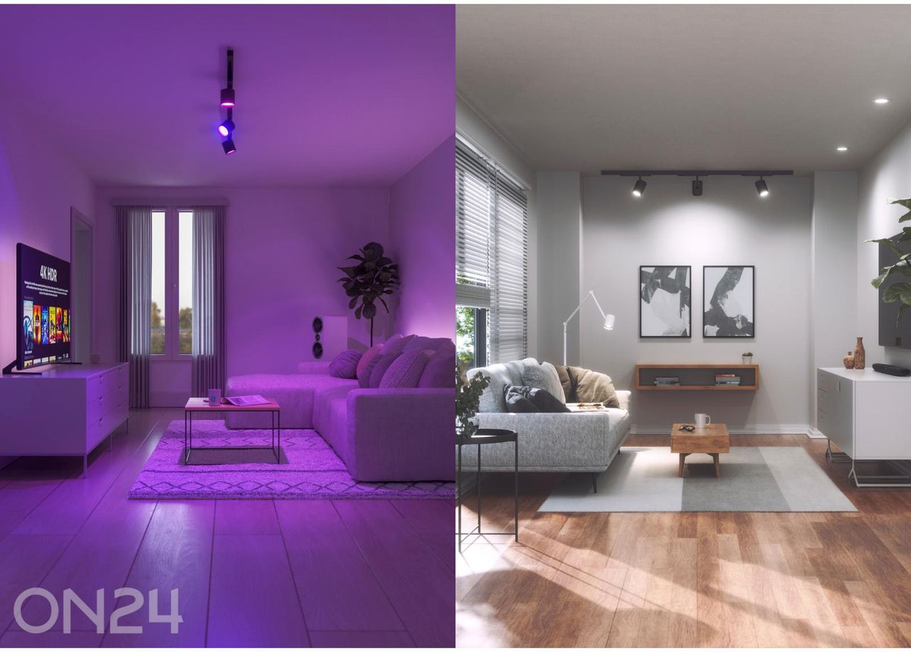 Nanoleaf Essentials Matter Wi-Fi GU10 nutipirn (3 tk komplektis) suurendatud