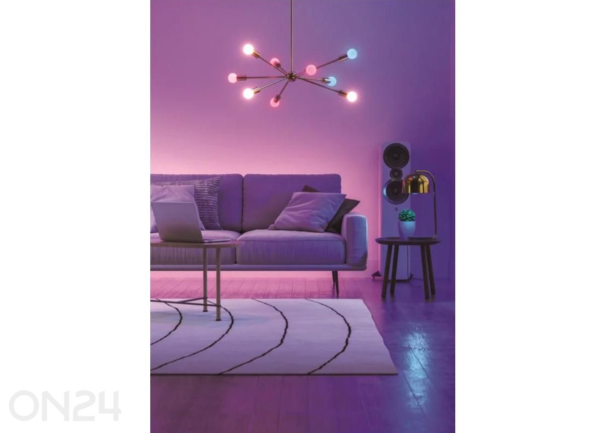 Nanoleaf Essentials Matter WI-Fi nutipirn A60 E27 (4 tk komplektis) suurendatud