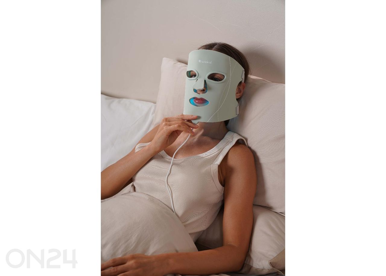 Nanoleaf LED valgusteraapia näomask suurendatud