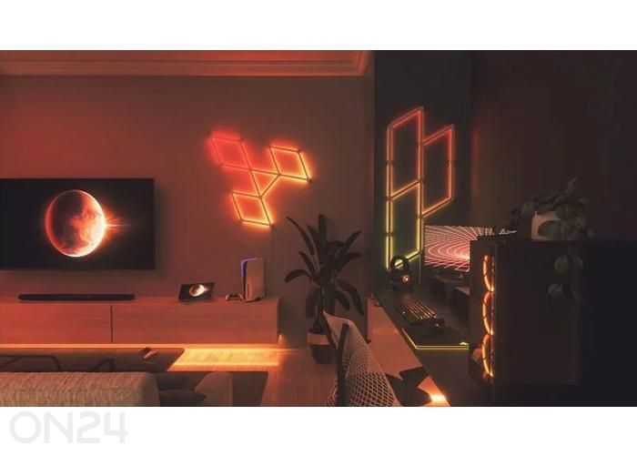 Nanoleaf Lines 60° stardikomplekt (15 valgusriba) suurendatud