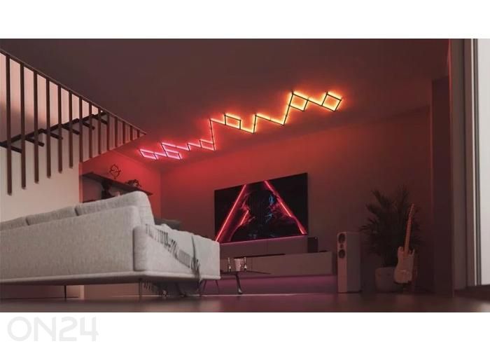 Nanoleaf Lines 60° stardikomplekt (15 valgusriba) suurendatud