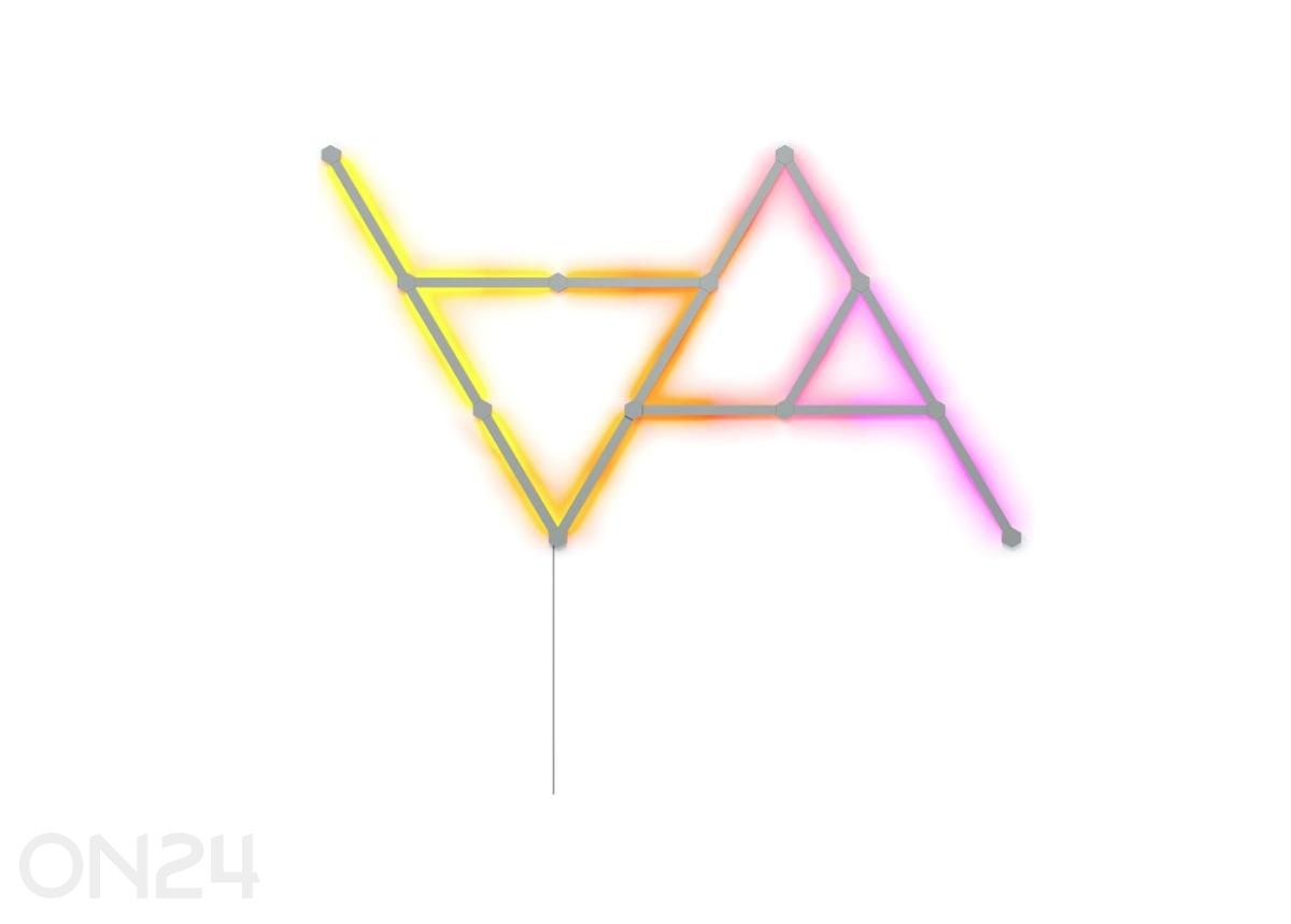 Nanoleaf Lines 60° stardikomplekt (15 valgusriba) suurendatud