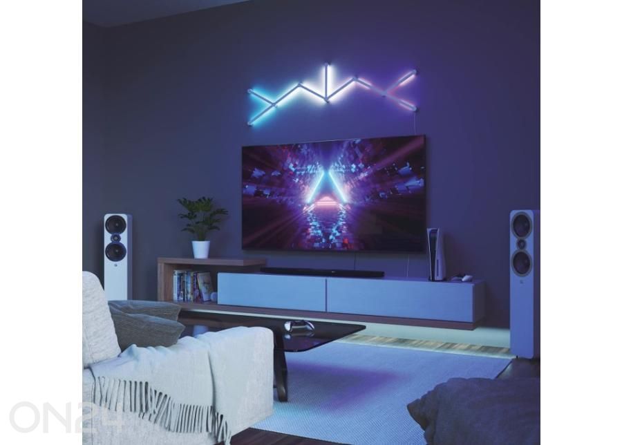 Nanoleaf Lines 60° stardikomplekt (9 valgusriba) suurendatud