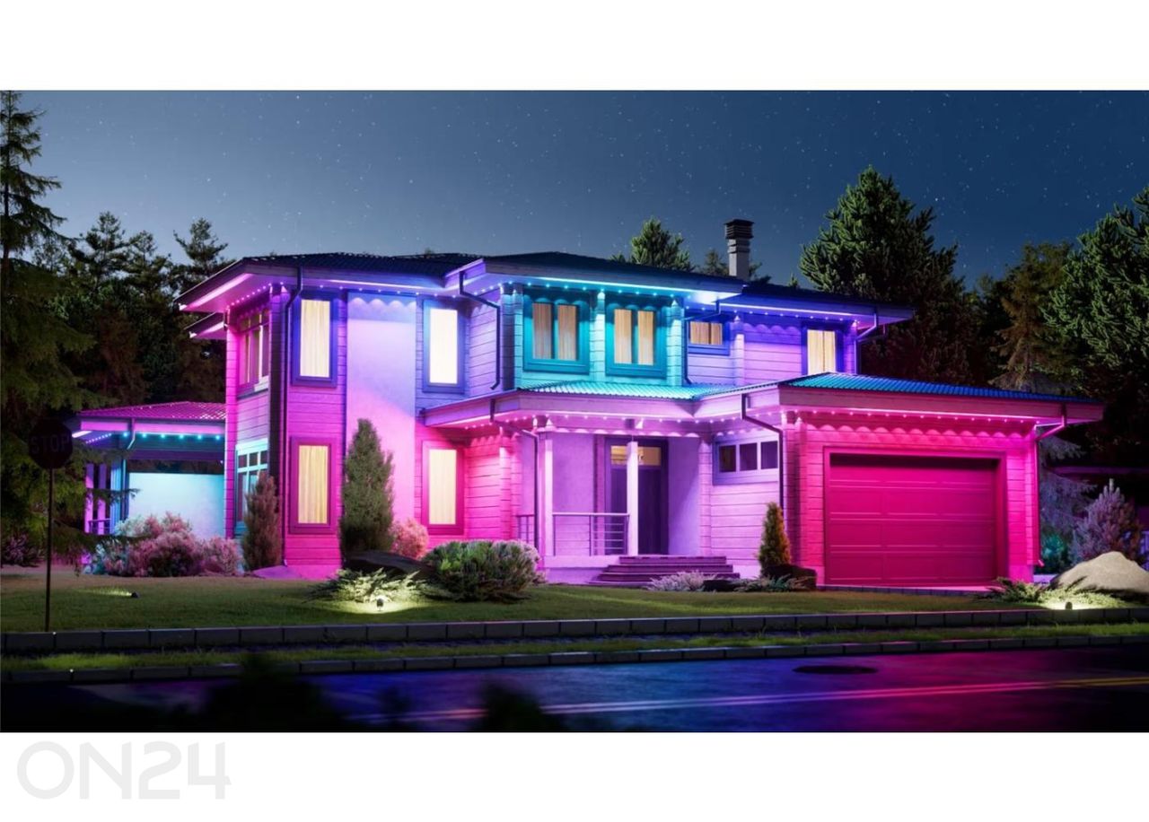 Nanoleaf nutikas mitmevärviline püsivalgusti välitingimustesse – stardikomplekt (15 m) suurendatud