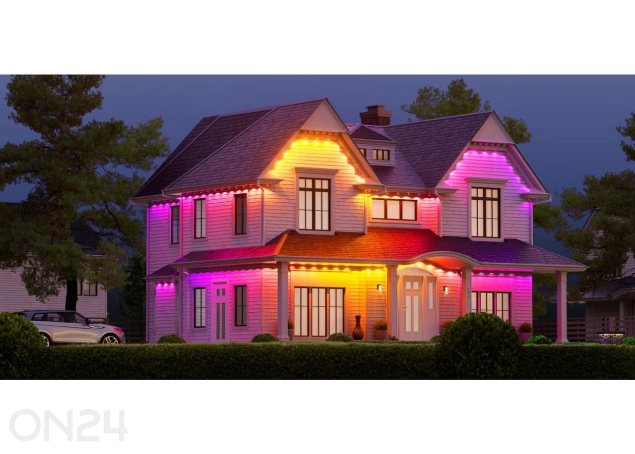 Nanoleaf nutikas mitmevärviline püsivalgusti välitingimustesse – stardikomplekt (15 m) suurendatud