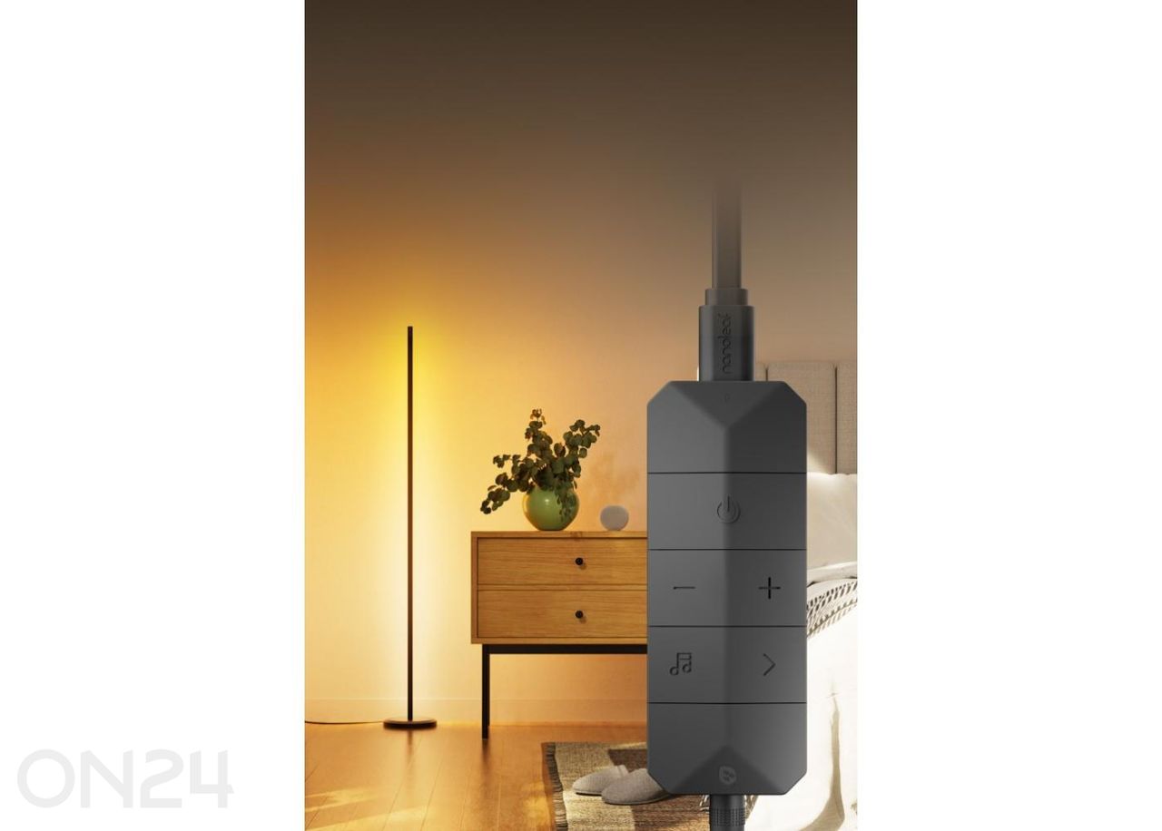 Nanoleaf nutikas põrandalamp Matter Wi-Fi (22 W), must suurendatud