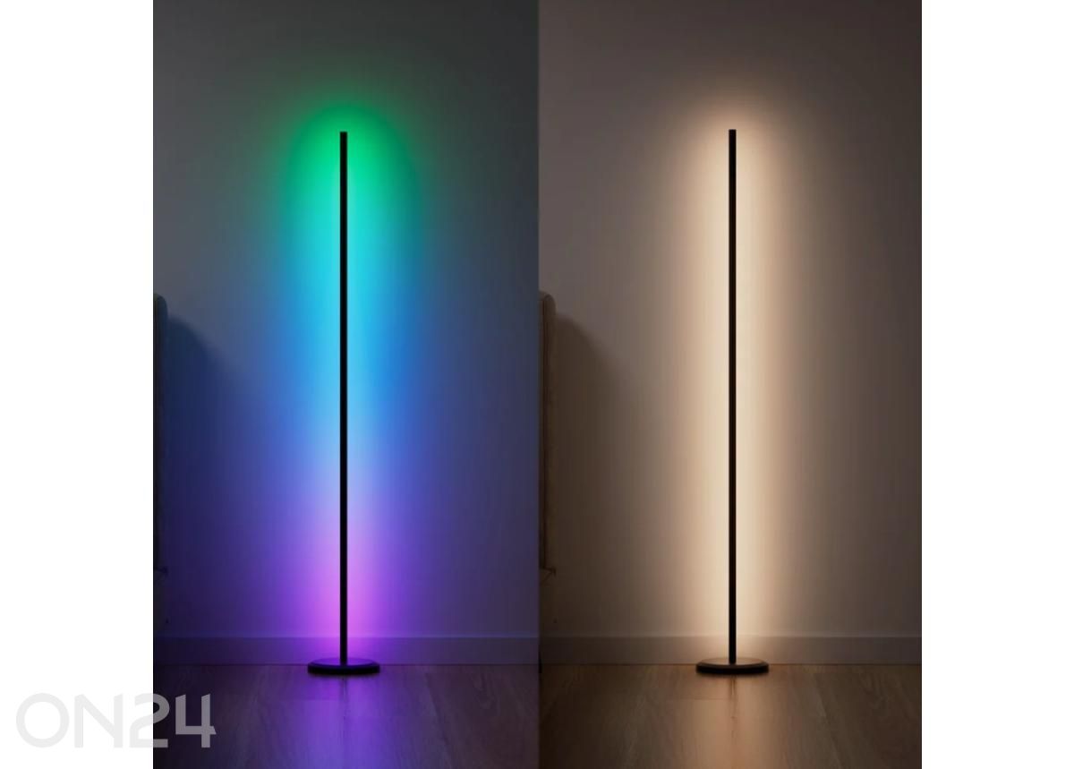 Nanoleaf nutikas põrandalamp Matter Wi-Fi (22 W), must suurendatud