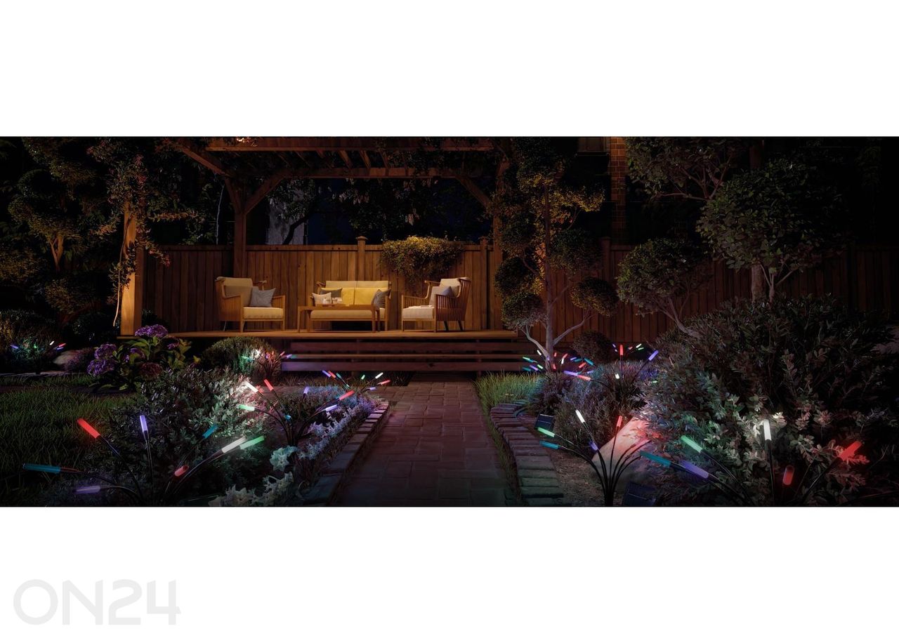 Nanoleaf päikeseenergial töötavad aialambid, 2 komplekti suurendatud