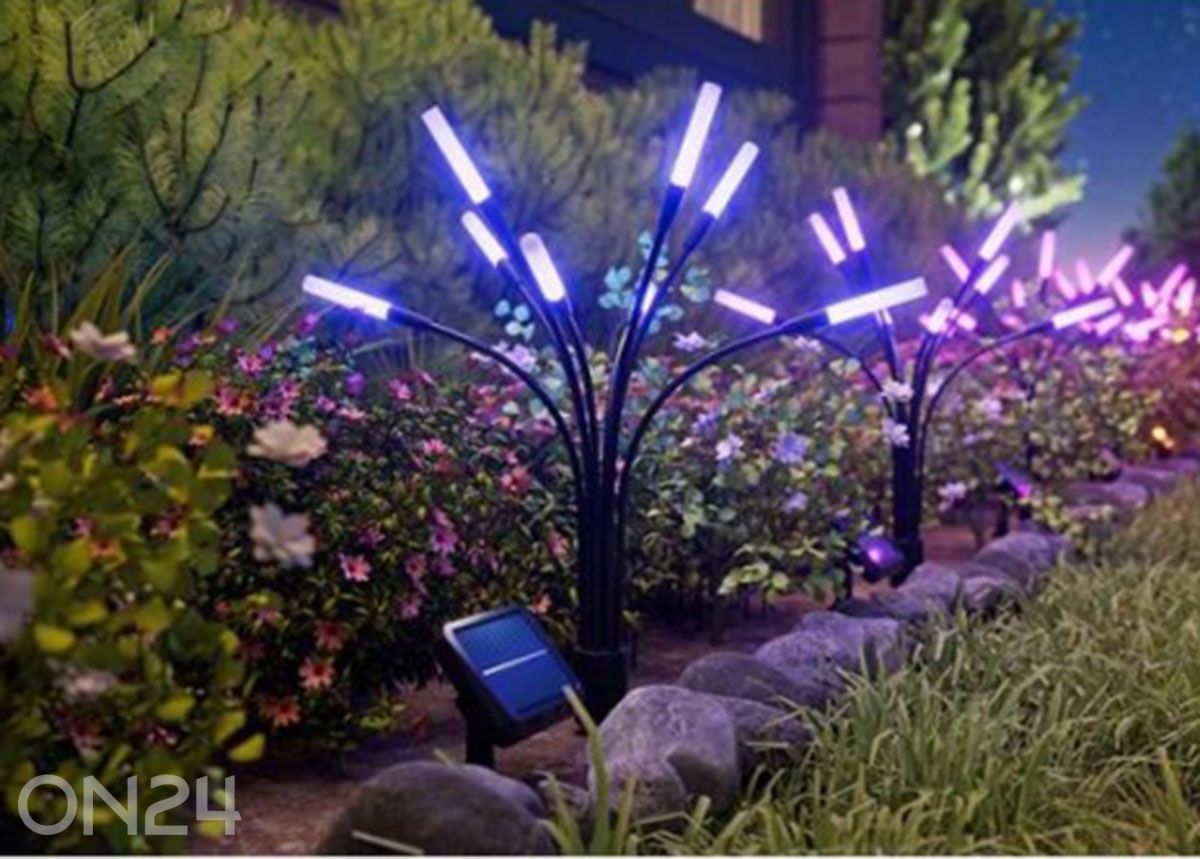 Nanoleaf päikeseenergial töötavad aialambid, 2 komplekti suurendatud