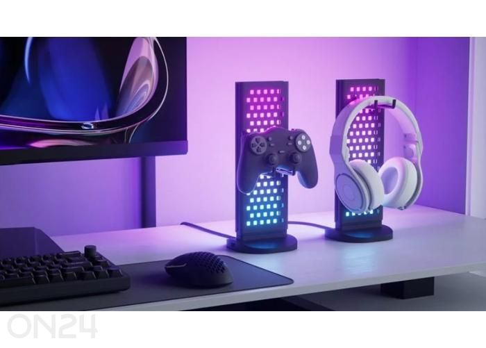 Nanoleaf perforeeritud valgustatud lauadokk suurendatud