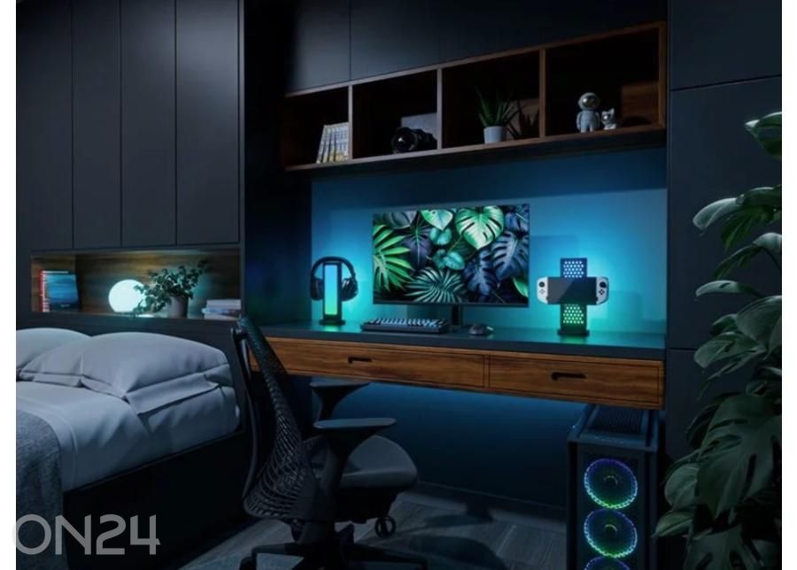 Nanoleaf perforeeritud valgustatud lauadokk suurendatud