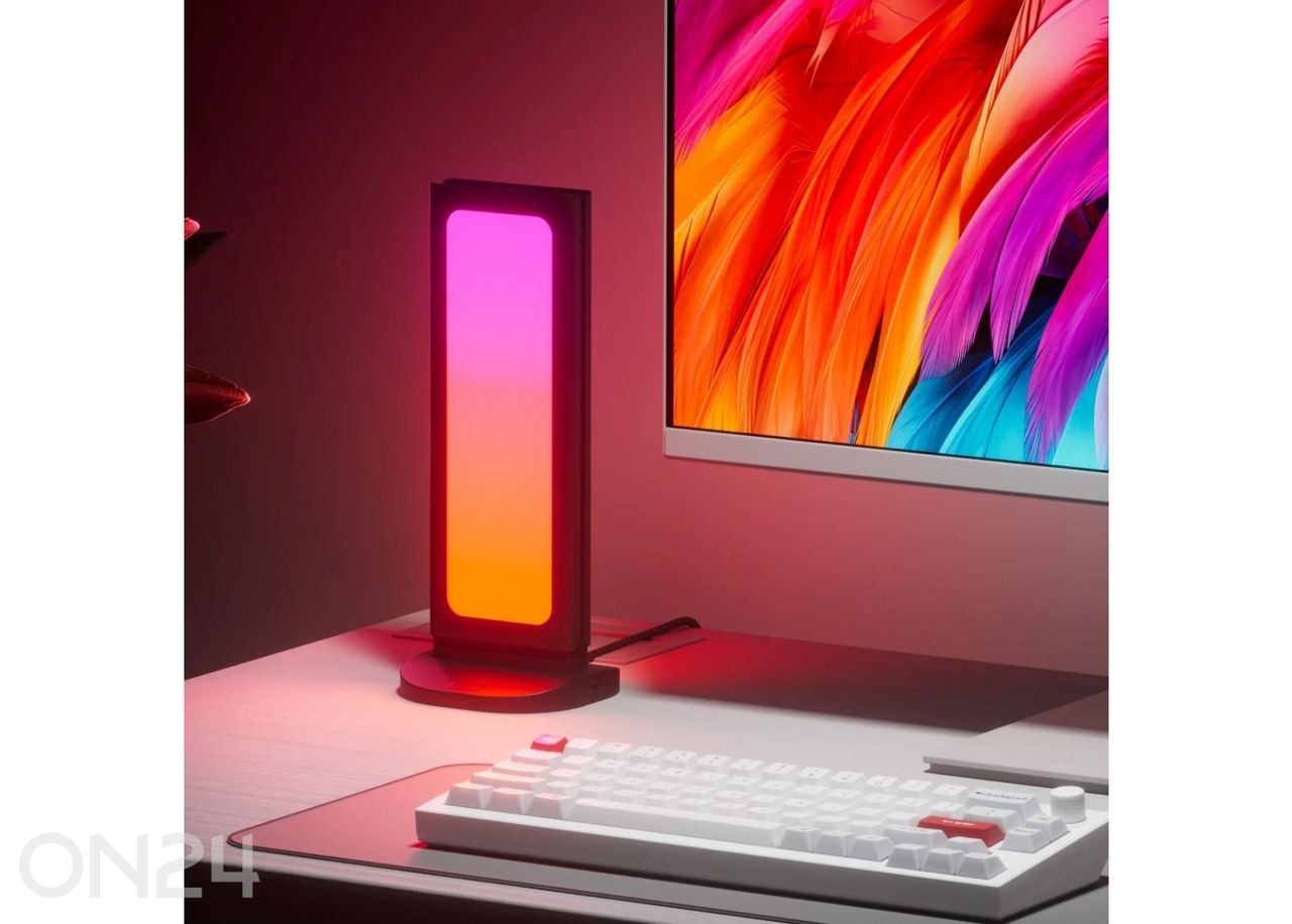 Nanoleaf perforeeritud valgustatud lauadokk suurendatud