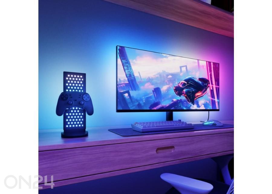 Nanoleaf perforeeritud valgustatud lauadokk suurendatud