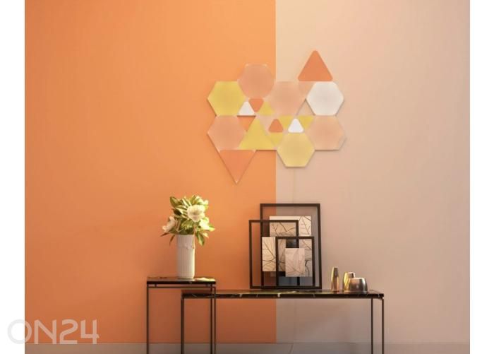Nanoleaf Shapes Triangles laienduskomplekt (3 paneeli) suurendatud