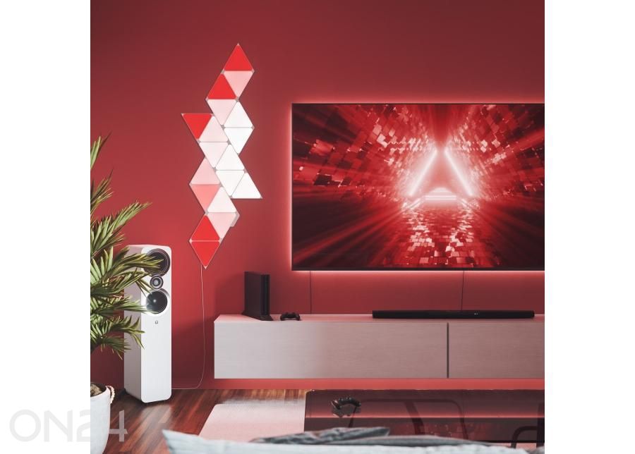 Nanoleaf Shapes Triangles laienduskomplekt (3 paneeli) suurendatud