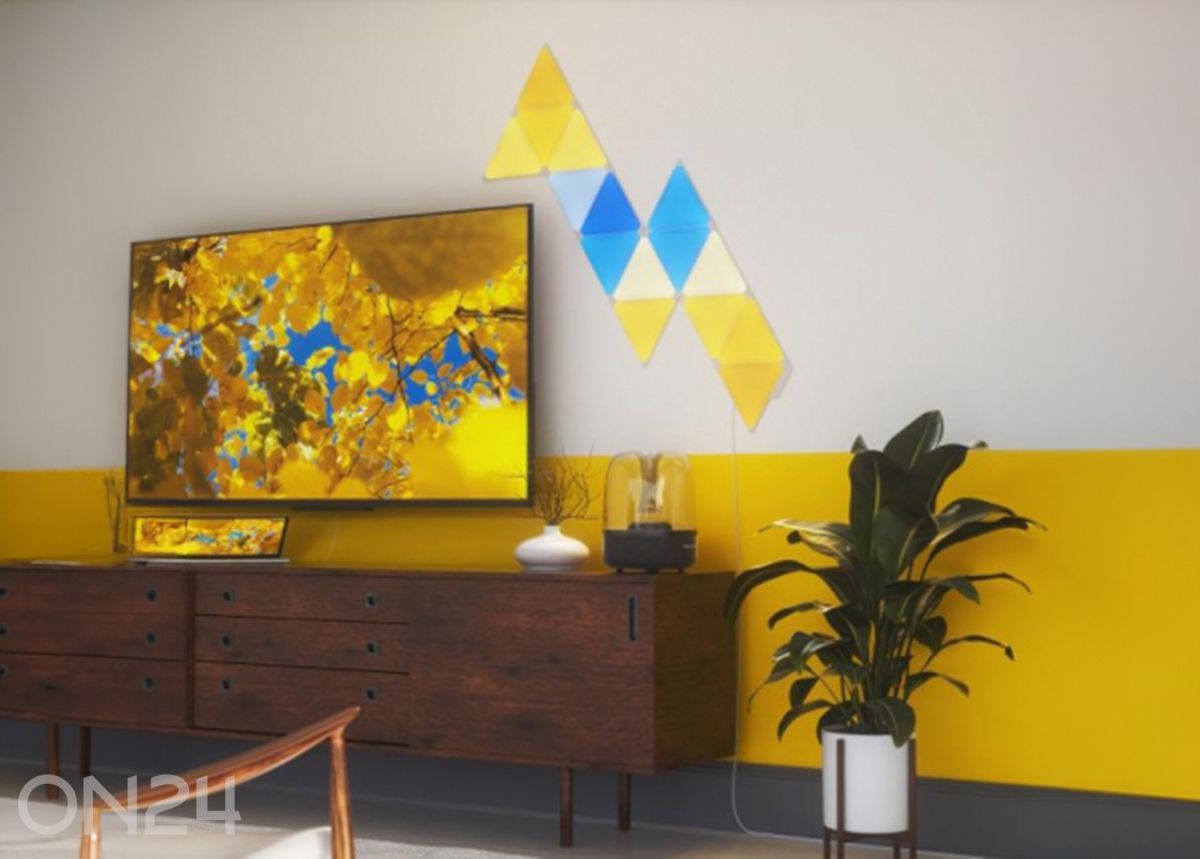 Nanoleaf Shapes Triangles laienduskomplekt (3 paneeli) suurendatud