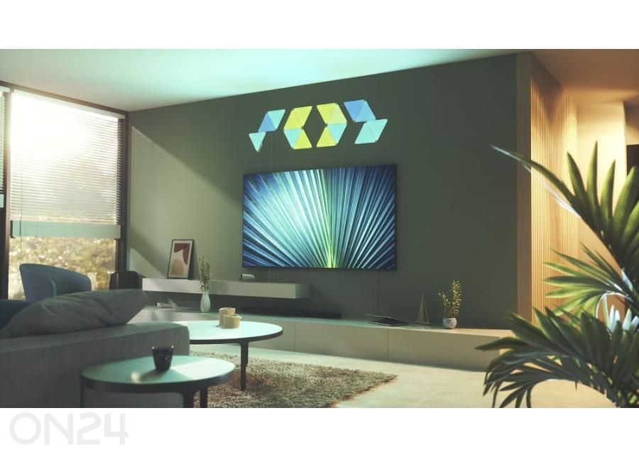Nanoleaf Shapes Triangles stardikomplekt (15 paneeli) suurendatud