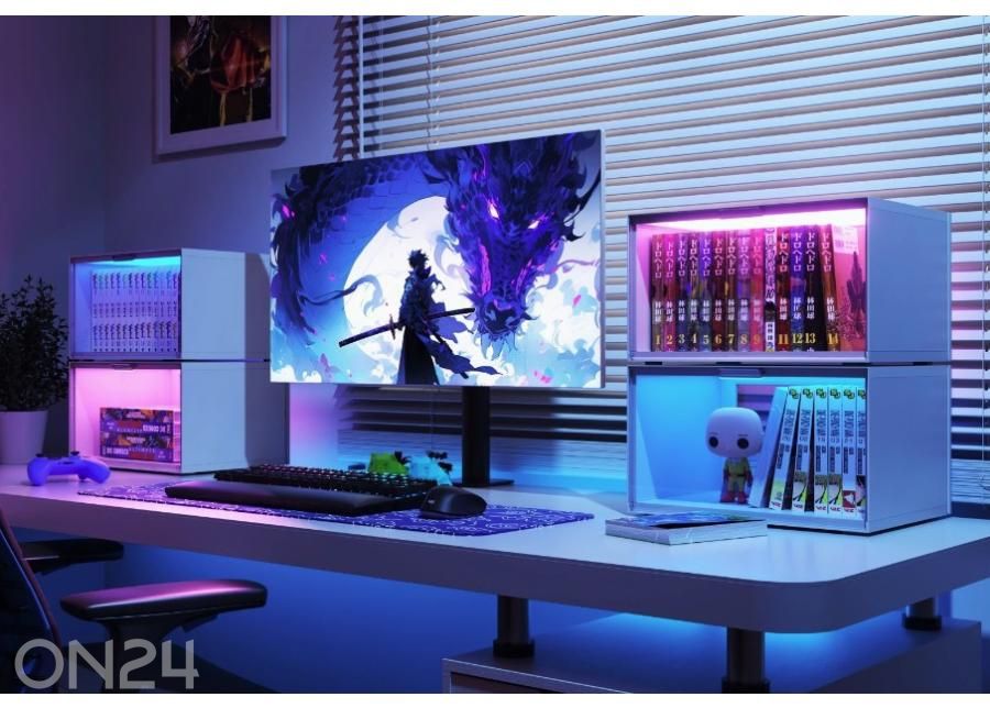 Nanoleaf x Fantaqi EXPO nutikas LED-ekraaniga vitriini laiendus (1 tk komplektis) suurendatud