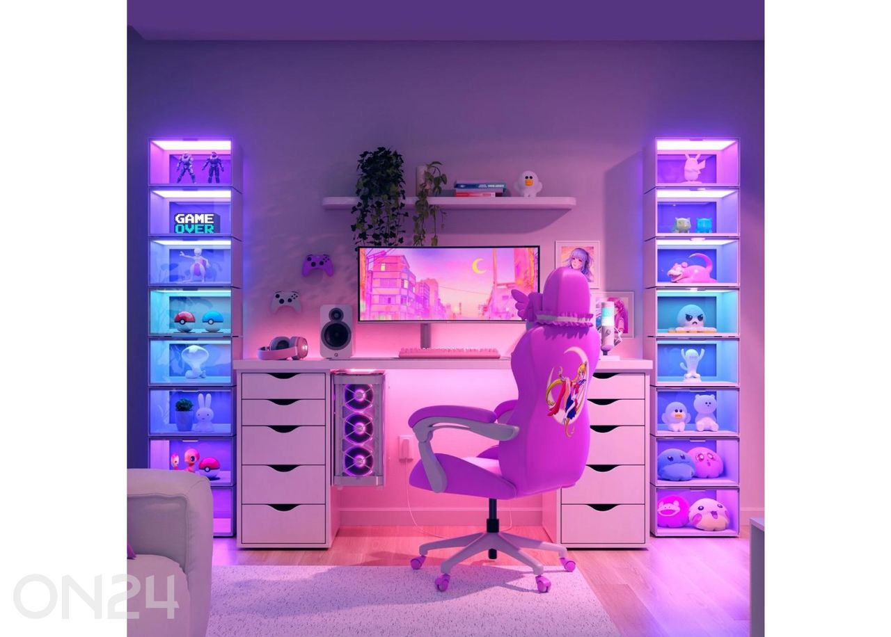 Nanoleaf x Fantaqi EXPO nutikas LED-ekraaniga vitriini stardikomplekt (4 tk komplektis) suurendatud