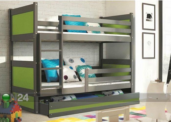 Narivoodi komplekt 90x200 cm suurendatud