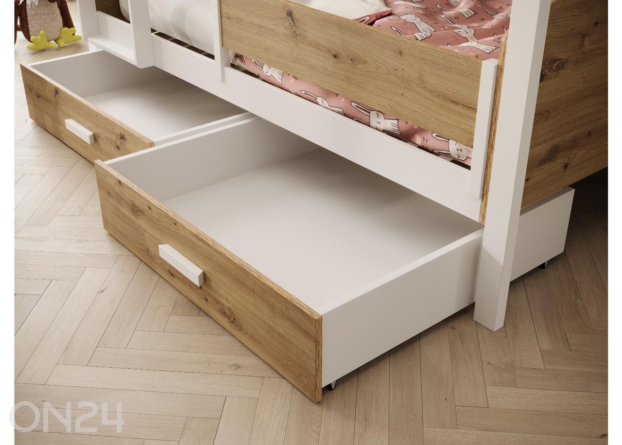 Narivoodi komplekt Jori turvapiirdega 90x200 cm suurendatud