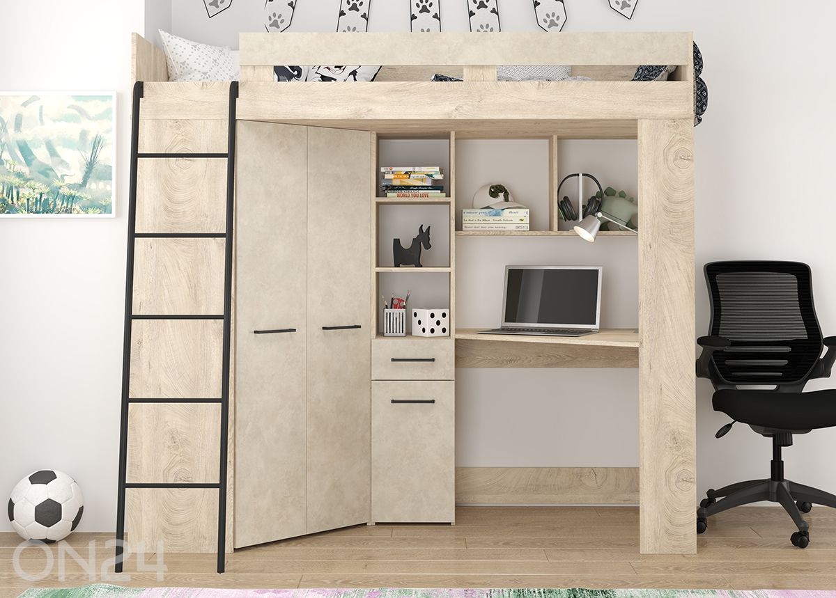 Narivoodi lauaga Floor 80x200 cm suurendatud