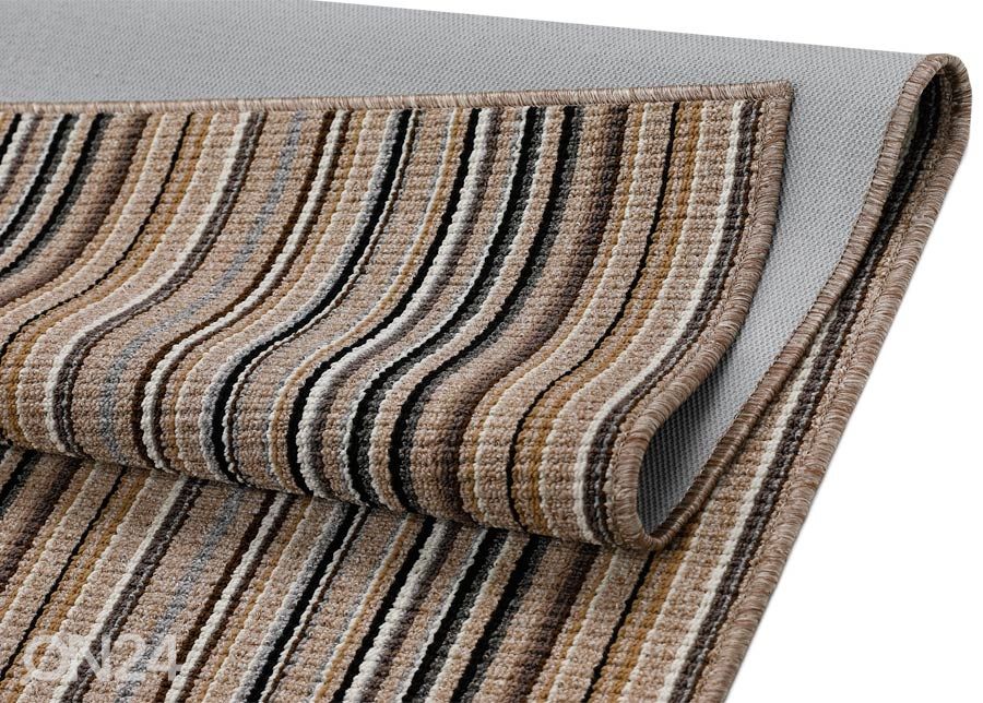 Narma koridorivaip Hugo beige 80x400 cm suurendatud