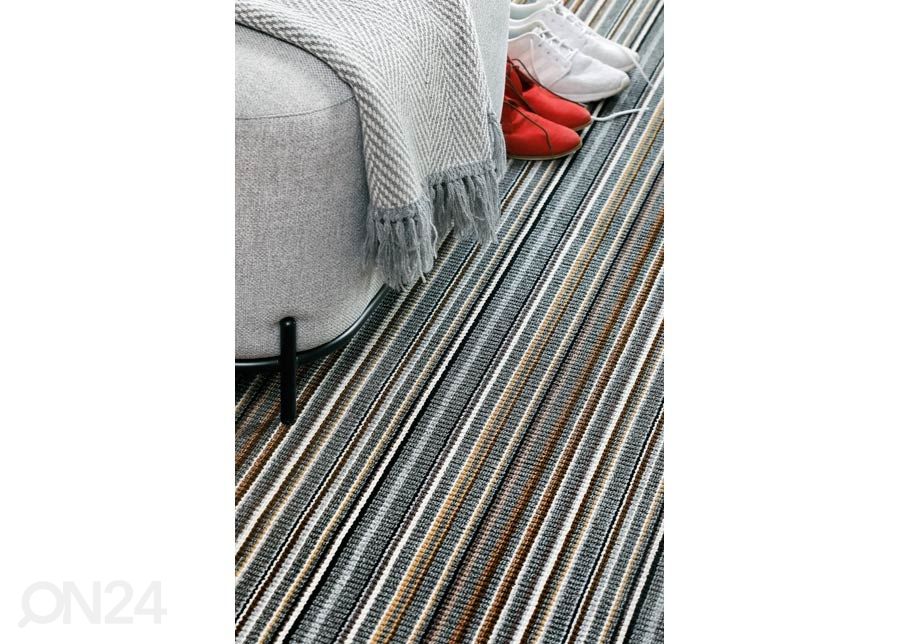 Narma koridorivaip Hugo grey 80x300 cm suurendatud