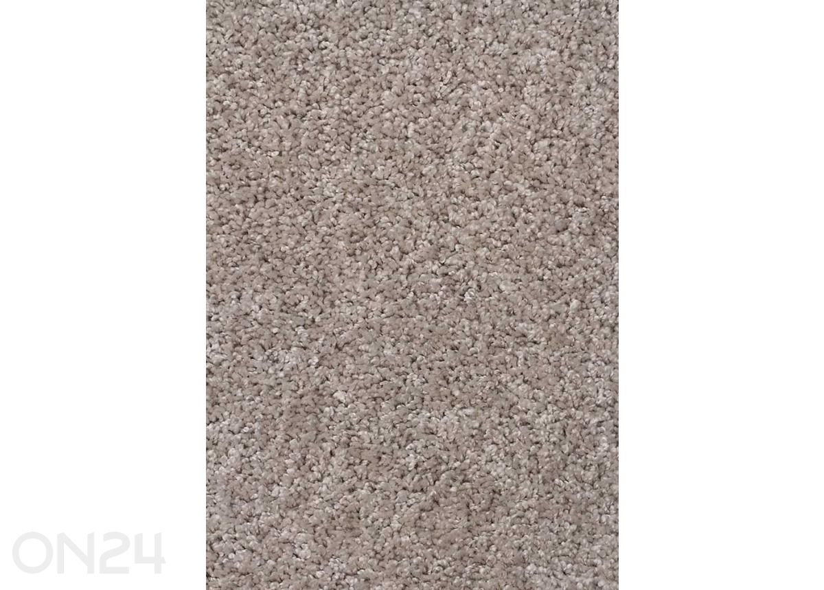 Narma kräsuline tuftingvaip Sweet™ beige ümar Ø 133 cm suurendatud