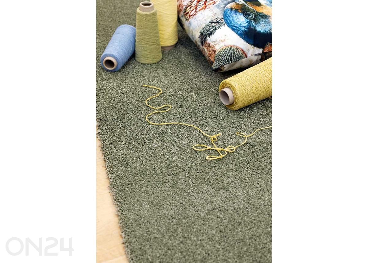 Narma kräsuline tuftingvaip Sweet™ green 67x133 cm suurendatud