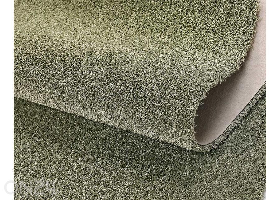 Narma kräsuline tuftingvaip Sweet™ green ümar Ø 133 cm suurendatud