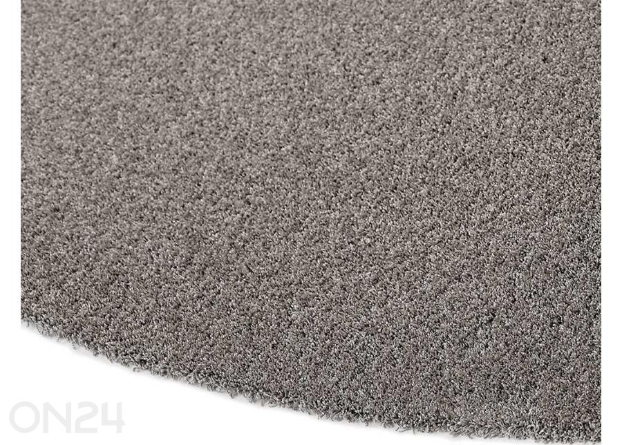 Narma kräsuline tuftingvaip Sweet™ greige ümar Ø 133 cm suurendatud