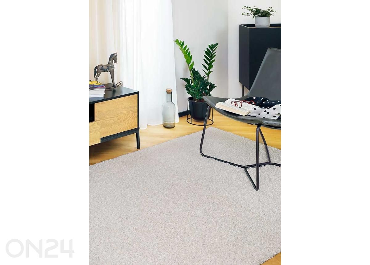 Narma kräsuline tuftingvaip Sweet™ salt 67x133 cm suurendatud