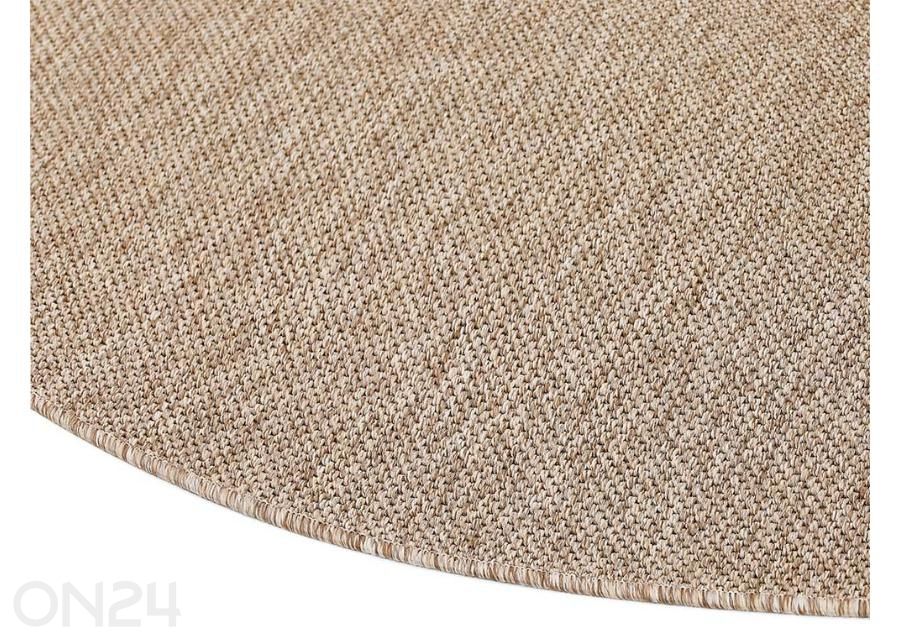 Narma madalsidusvaip Vagabond™ beige ümar Ø 200 cm suurendatud
