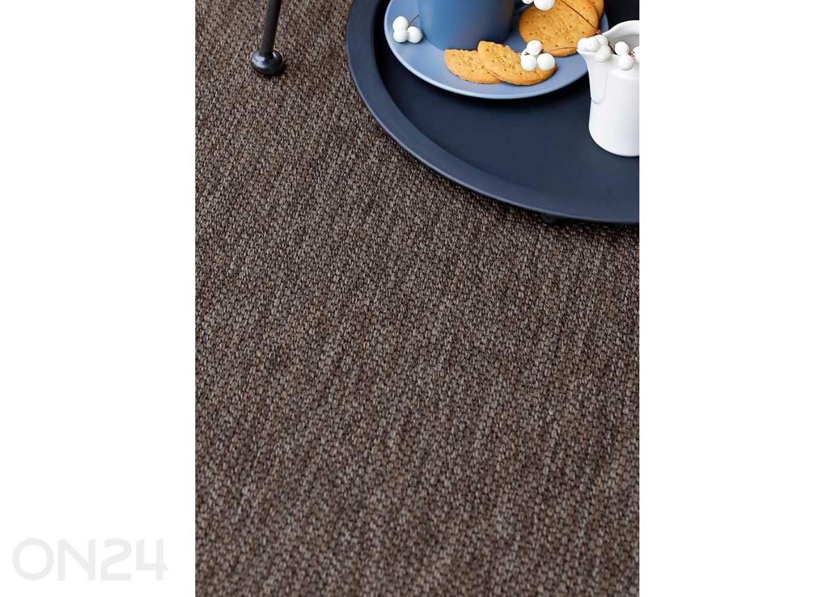 Narma madalsidusvaip Vagabond™ brown ümar Ø 160 cm suurendatud