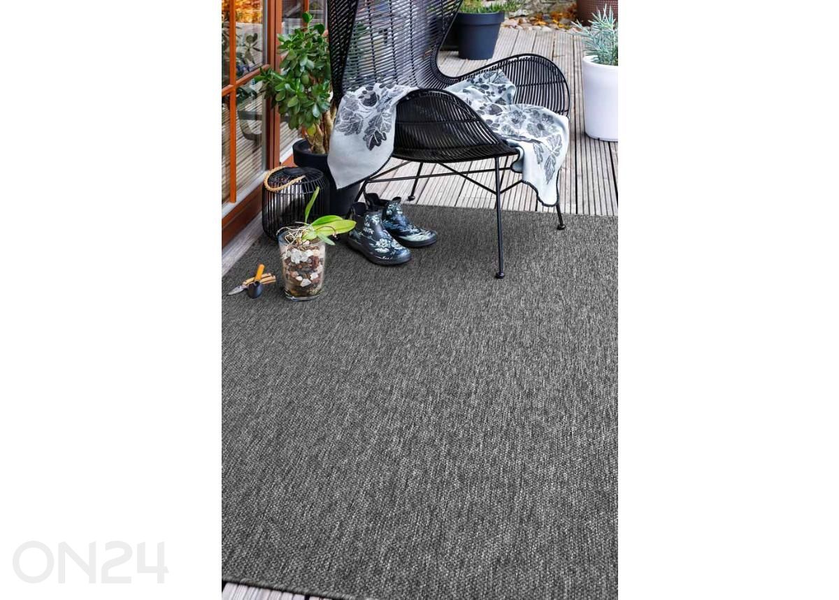 Narma madalsidusvaip Vagabond™ grey ümar Ø 160 cm suurendatud